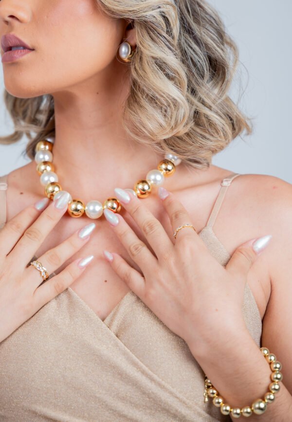 COLLAR DE PERLAS MIXTO - Imagen 2